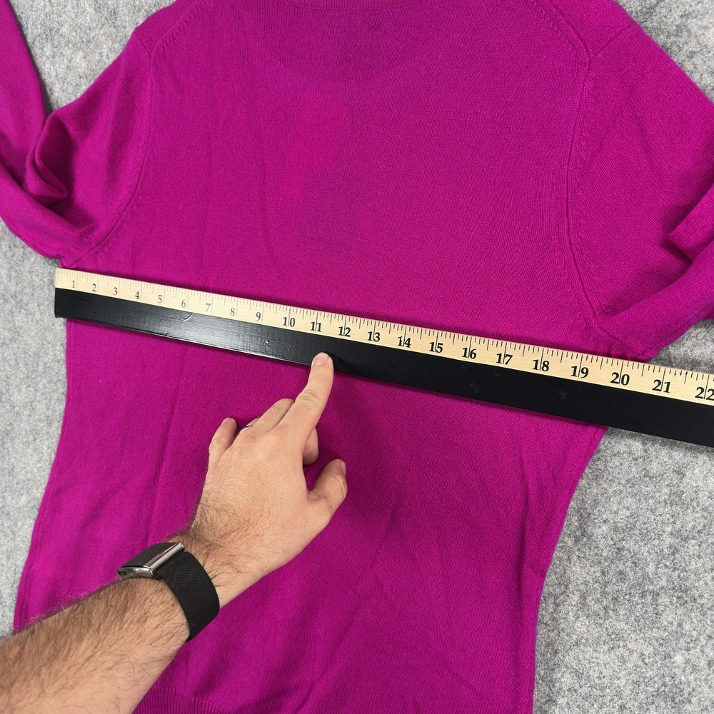 Charter Club Cashmere Sweater Womens XL Pink 100% Crewneck Pullover Knit Luxury - Picture 9 of 11